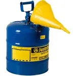 Justrite 7150310 5 Gallon Type I Safety Can