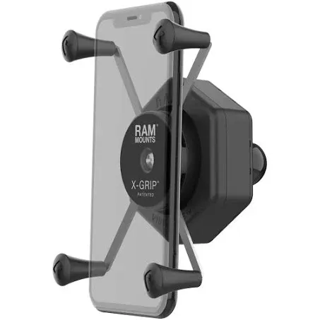 RAM Mount RAM X-Grip Large Phone Holder with Ball Vibe-Safe Adapter