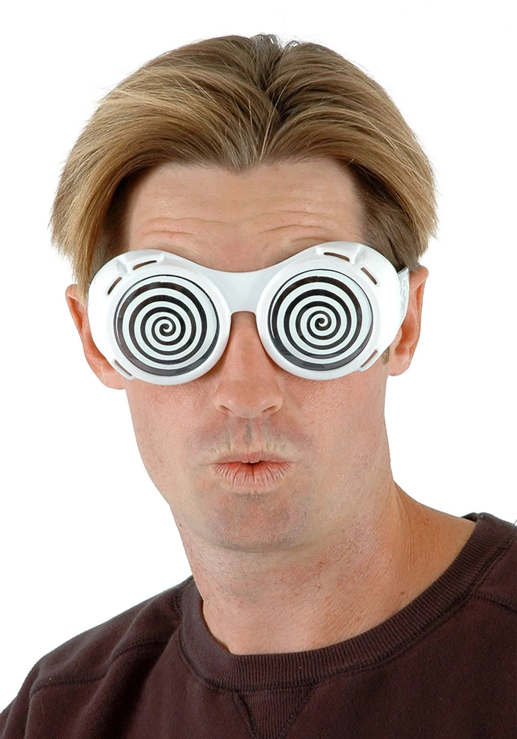 White Hypno Spiral Goggles