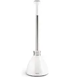 simplehuman BT1085 Toilet Plunger, White