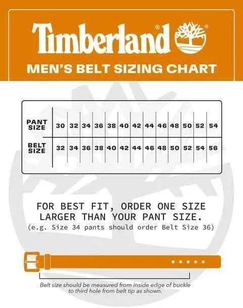 Timberland Men&#039;s 1.57 in (40MM) Rugged Genuine Leather Casual Jean Belt