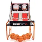 Deco Gear Arcade Basketball Game, Indoor 1-4 Player w/ 1 Year Extended Warranty