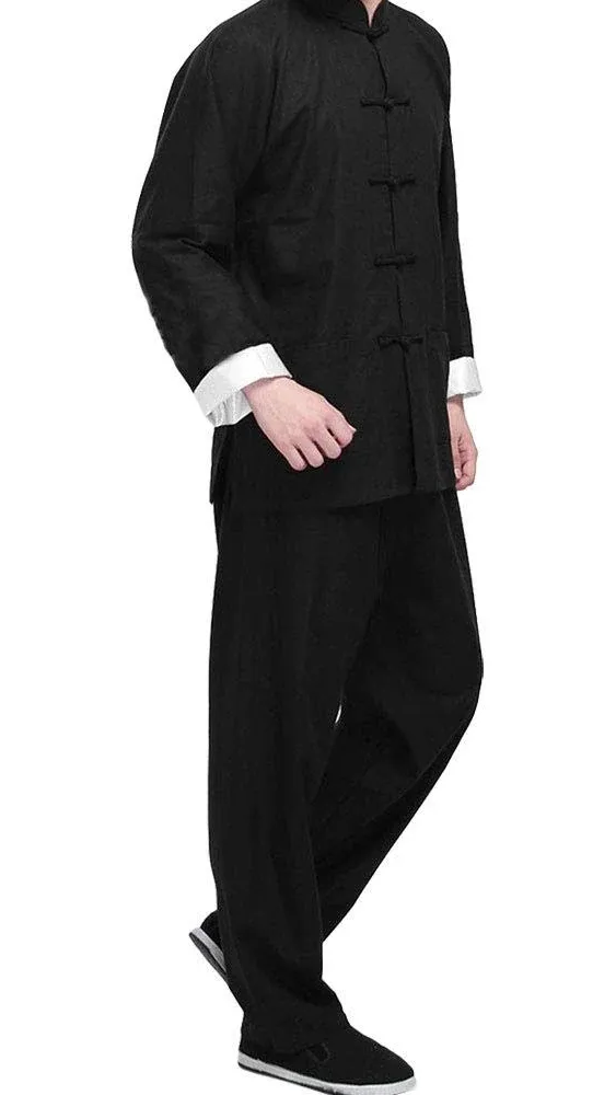 ZooBoo Kung Fu Uniform Clothing - Chinese Traditional Martial Arts Wing Chun Tai Chi Training Cloths