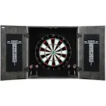 Hathaway Drifter Solid Wood Dartboard & Cabinet Set