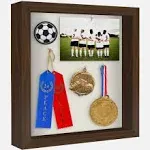 Americanflat 11x11 Shadow Box Frame, Walnut, Size: 11 inch x 11 inch