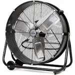 iLIVING High Velocity Industrial 24 in. 2-Speed Drum Fan with Speed Control