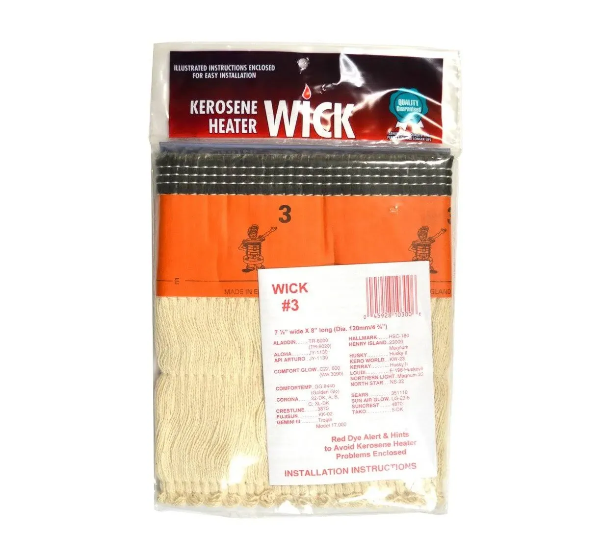 Corona Kerosene Heater Wick #3 for Models 22-DK, A, B, C; XL-DK (103-01)