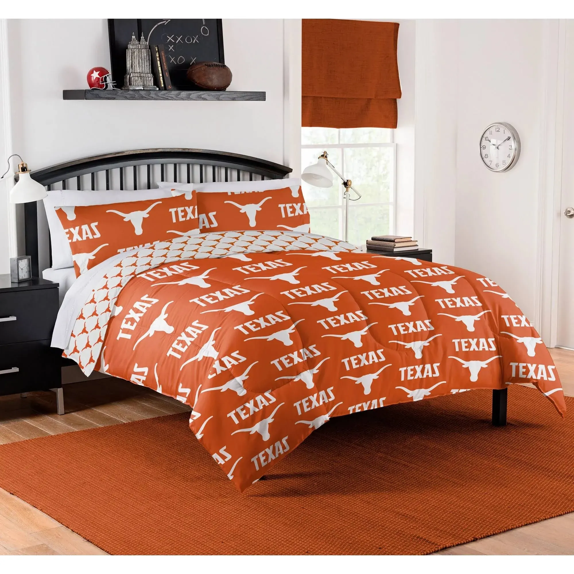 Texas Longhorns Full Rotary Bed Bag Set