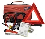 AAA Executive Road Kit, 67 Piece Emergency Car Jumper Cables, Headlamp, Warni...