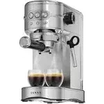 Espresso Machine Latte Coffee Makers 20 Bar Cappuccino Machines with Milk Frother for Espresso/Cappuccino/Latte/Mocha for Home Brewing with 35 oz Removable Water Tank/Full Stainless Steel /1450W(OL)