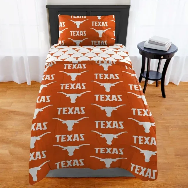 Texas Longhorns Full Rotary Bed Bag Set