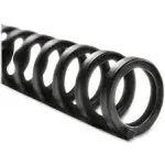 GBC ProClick Easy Edit Spines - 5/16" Diameter, 45 Sheet Capacity, Black, 25/Pack