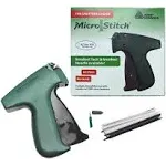 MicroStitch Tagging Gun Kit – Includes 1 Needle, 540 Black Fasteners & 540 White Fasteners (Starter Kit)