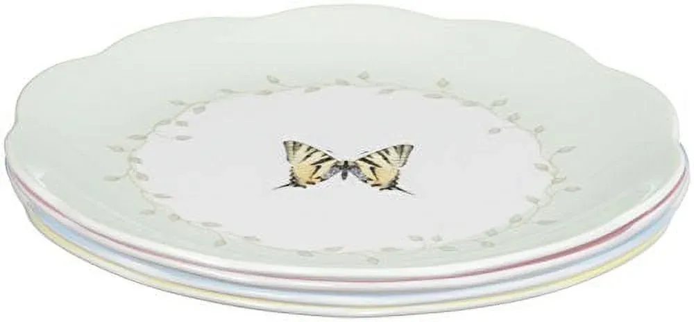 Lenox 6444731 Butterfly Meadow 4-Piece Dessert Plate Set