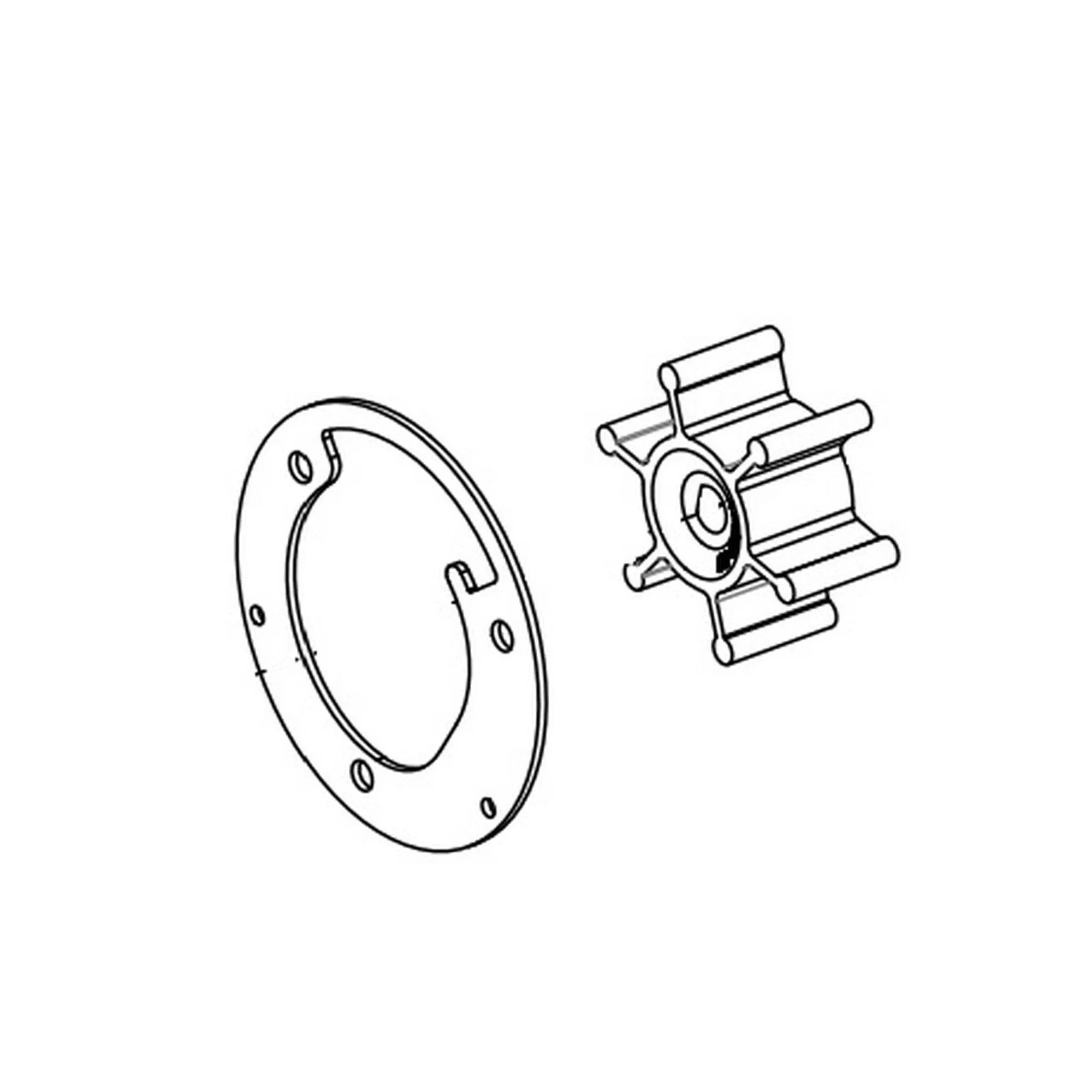 Shurflo - Macerator Impeller Kit f/3200 Series - Includes Gasket