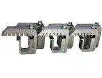 G-991 Clamps for Ford Super Duty Trucks (Set of 6). Made in USA with 6000 Series Structural Aluminum to Ensure Quality and Strength. For Mounting Caps, Camper Shells, Toppers.