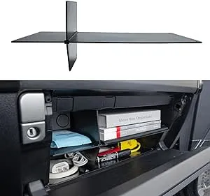 JDMCAR Compatible with Toyota 4Runner Accessories 2010-2023 2024 Glove Box Organizer and Lexus GX 460 (2010-2023)insert ABS Black Materials 4-Runner