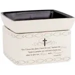 For I Know the Plans I Have For You Ceramic Stone 2-in-1 Tart Wax Oil Candle Warmer