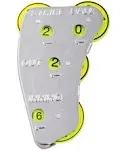 Champion Sports SI4 4 Whee Umpire Indicators; Optic Yellow - Pack of 12