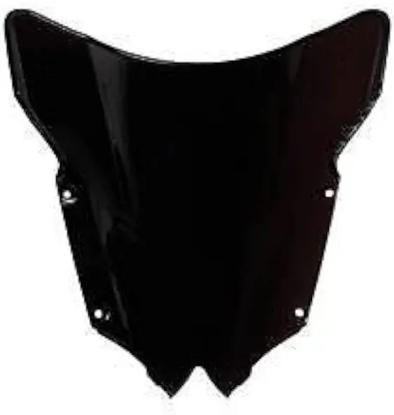 XMT-MOTO Double Bubble Windshield Windscreen fits for YAMAHA YZF R6 2008 2009 2010 2011 2012 2013 2014 2015 2016,Black