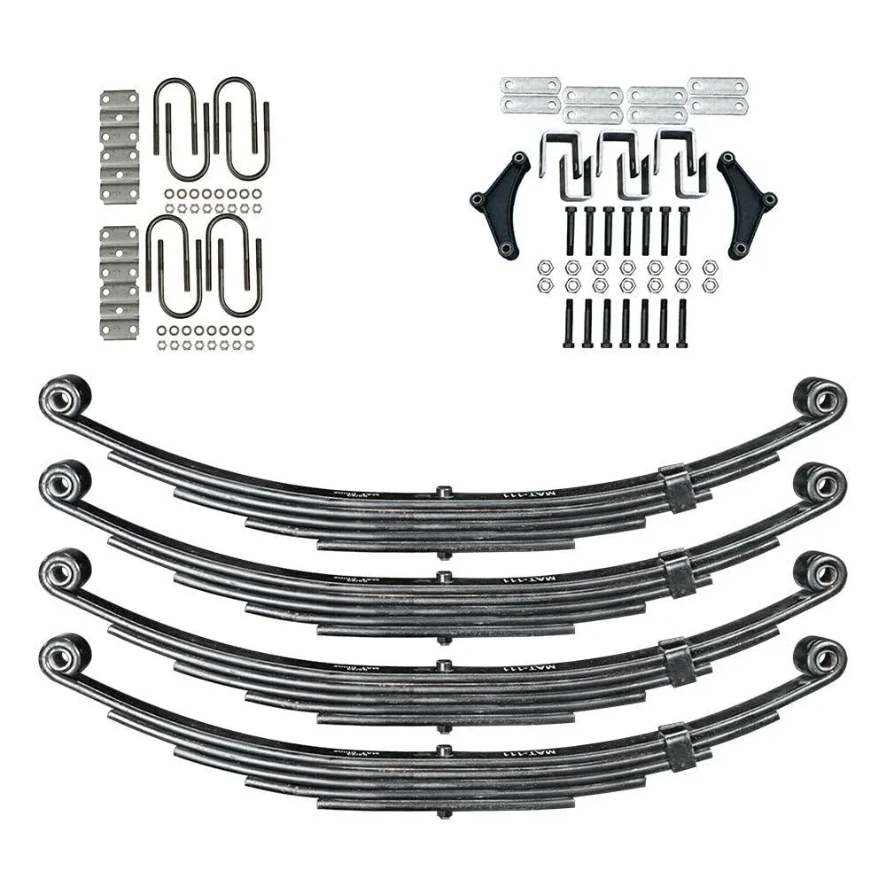 The Trailer Parts Outlet - Trailer 5 Leaf Double Eye Spring Suspension and Tandem ...