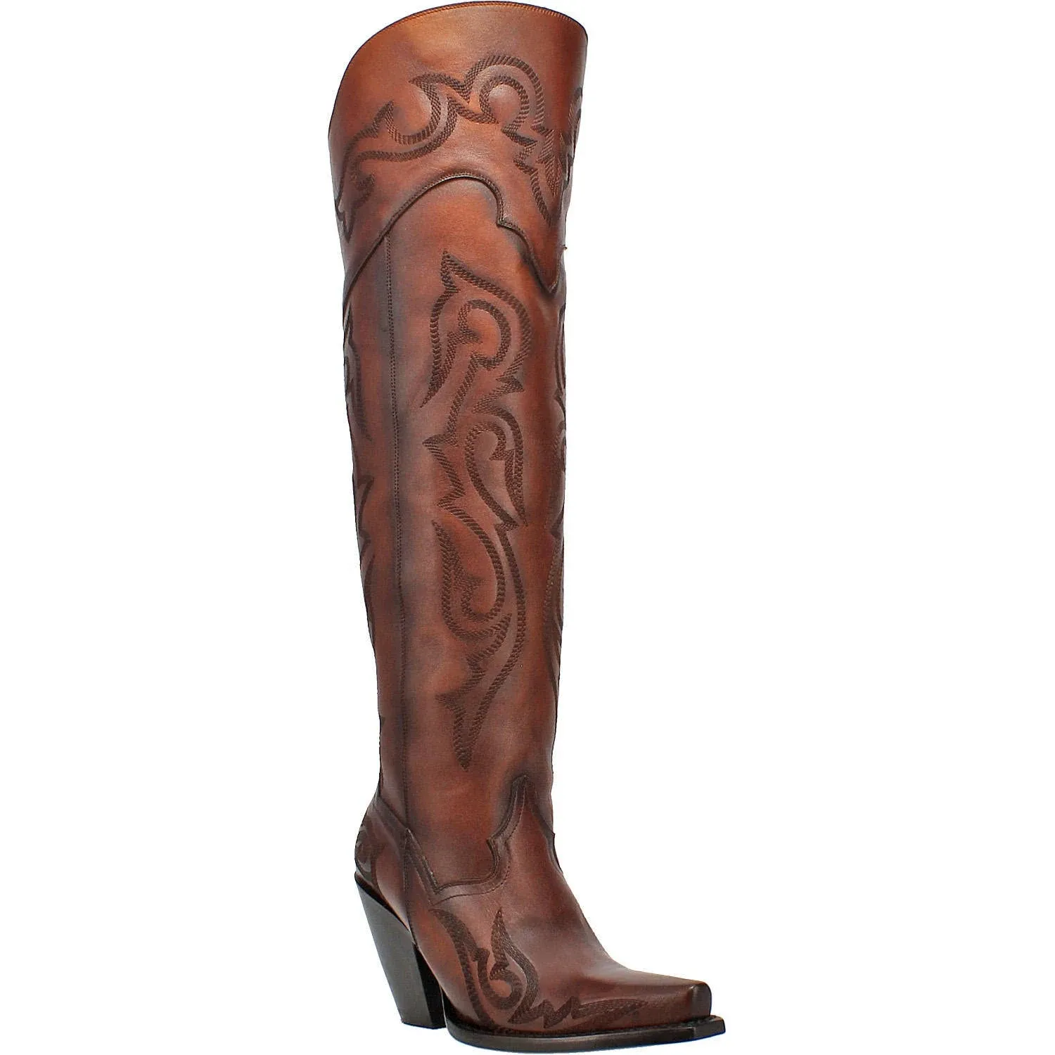 Dan Post Women's Seductress Boots, Chestnut, 6 M