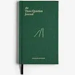 The Three Question Journal Dr. Rangan Chatterjee - Daily Gratitude Journal 2024 for Mindfulness, Stress Relief, Guided Journal for Daily Mental Wellness Personal Growth - Linen - Intelligent Change