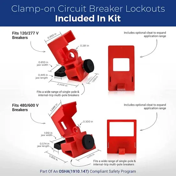 Brady Electrical Lockout Tagout Kit 153670