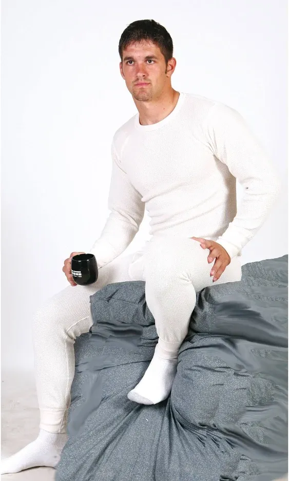 Indera Men's Traditional Long Johns Thermal Underwear Pant