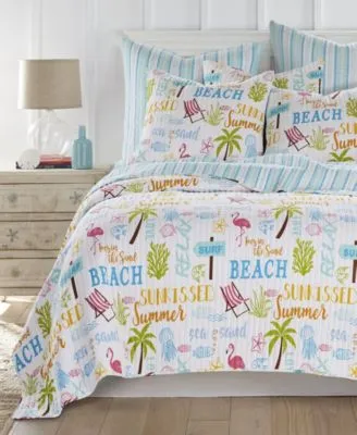 Beach Days Quilt Set, Twin