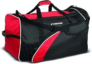 Champro Adult Football Equipment Bag (Scarlet, 28 x 15 x 15)