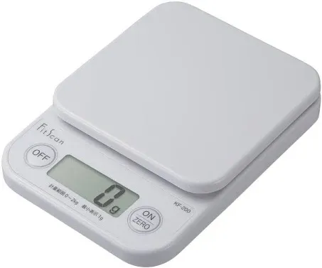 Tanita Cooking Scale Digital 2kg 1g Unit White KF-200 WH Kitchen Cooking #2