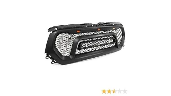 Ikon MOTORSPORTS, Upper Grille Compatible with 2019-2023 Ram 1500, Matte Black ...