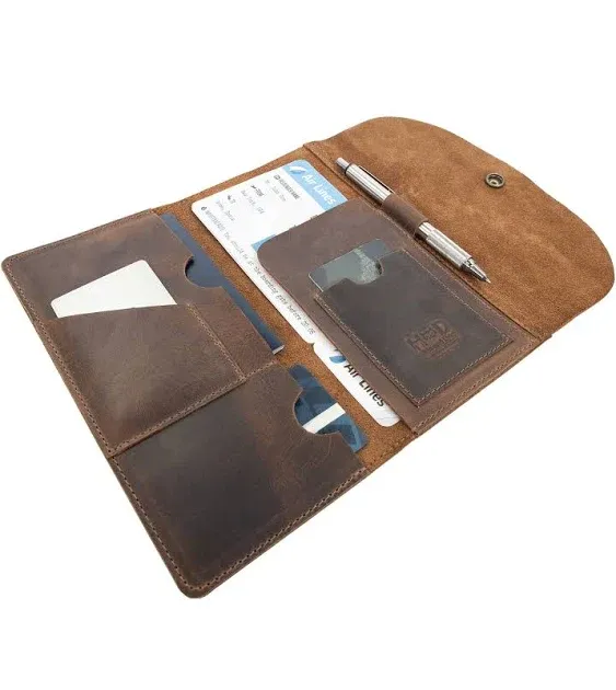 Vertical Large Passport Wallet