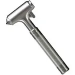 Metal Safety Hammer - Window Breaker &amp; Seatbelt Cutter, Emergency Escape Tool