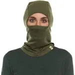 Midweight - Balaclava 100% Merino Wool Olive Drab Green