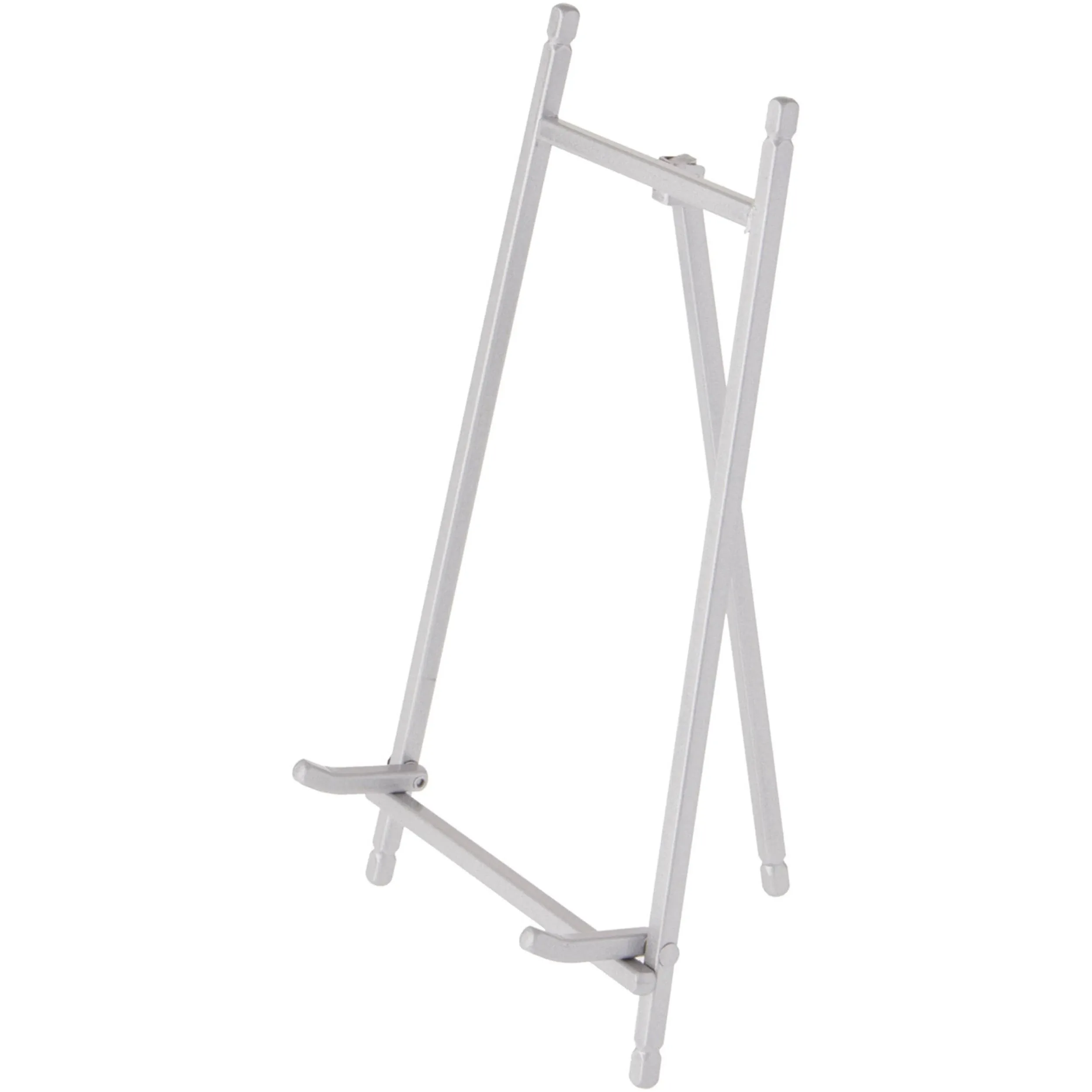 Bard&#039;s Satin Silver Metal Easel, 9&#034; H x 5.25&#034; W x 6&#034; D