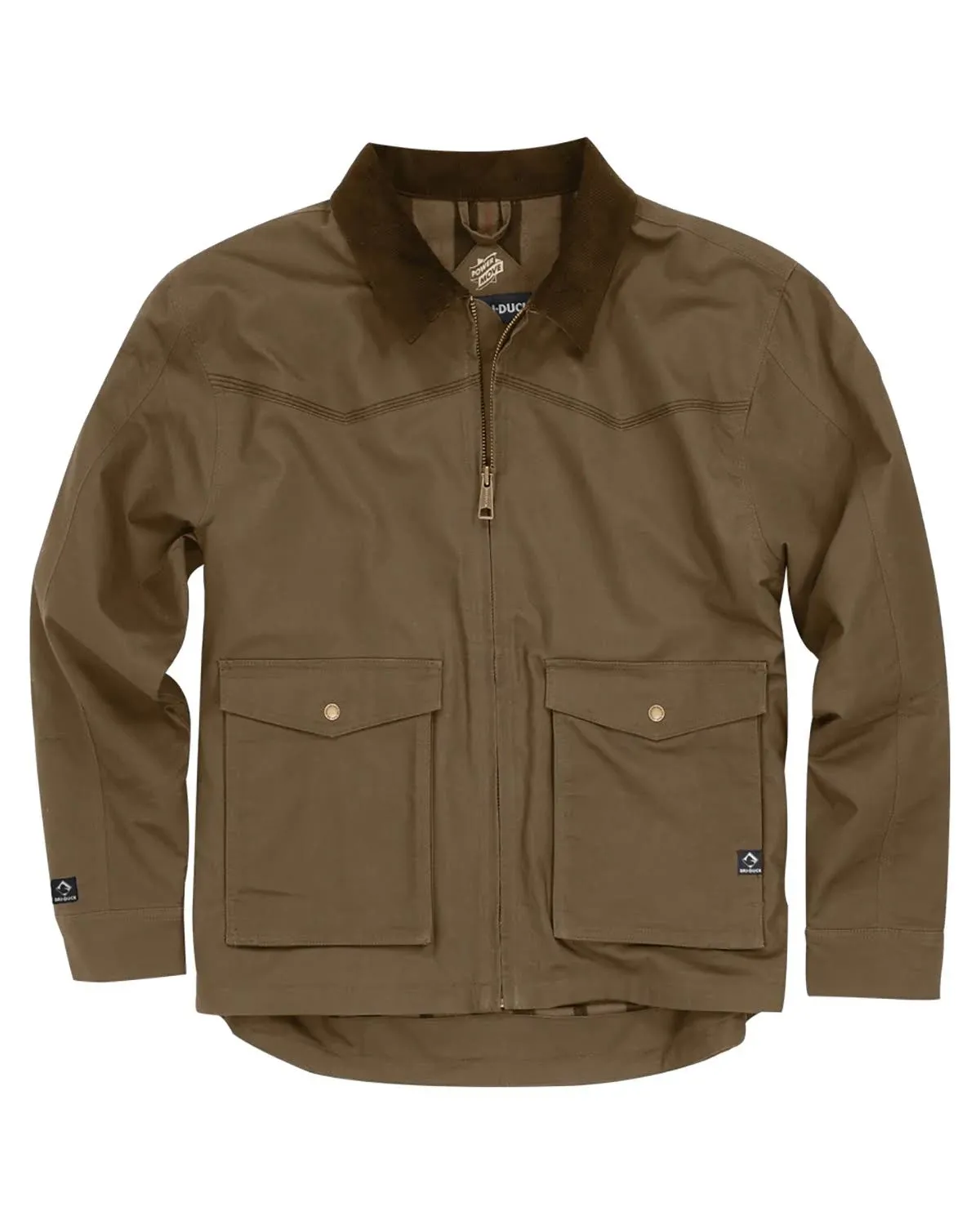 Dri Duck Yellowstone Power Move Canvas Jacket - Field Khaki - M