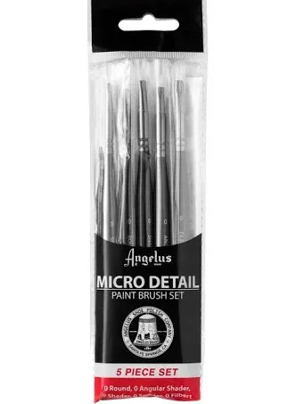 Angelus Micro Detail Paint Brush Set (5)