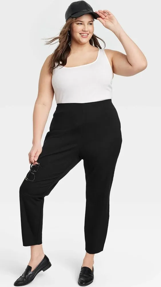 A New Day Women's High-Rise Slim Fit Ankle Pants