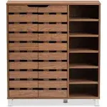 Baxton Studio Shirley Shoe Cabinet