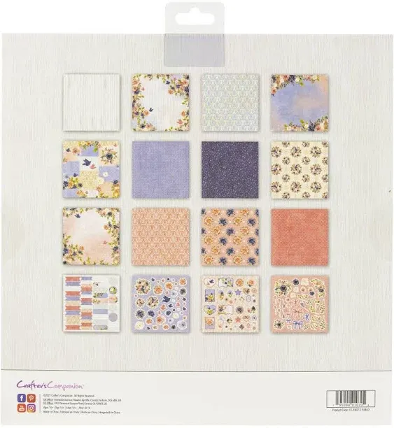 Crafter's Companion Full Bloom PRNTD CARDSTK PAD 12