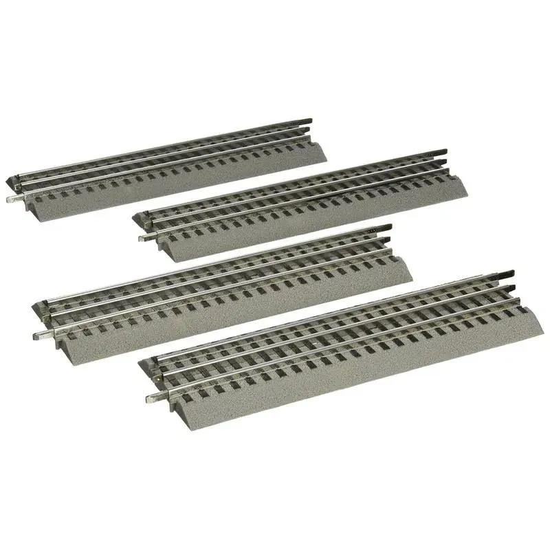 Lionel FasTrack 10” Straight Track, Electric O Gauge, (Pack of 4)