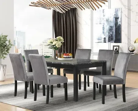 7 PIECE DINING TABLE SET