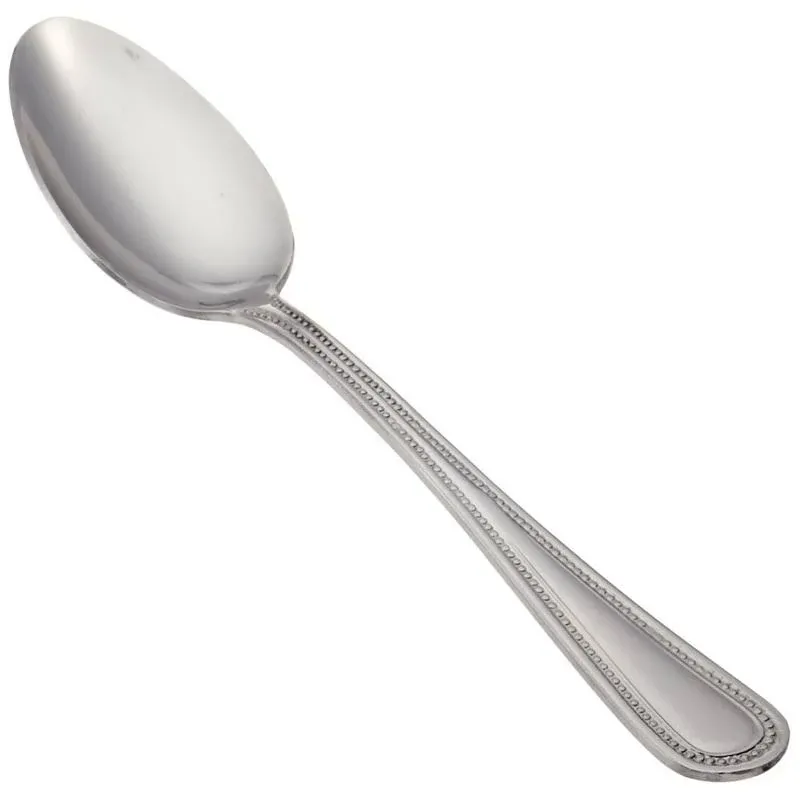 Winco 0005-01 12-Piece Dots Teaspoon Set, 18-0 Stainless Steel, Silver