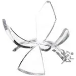 2-3/4&#034; Acrylic Reversible Three Prong Tulip Display Stand Qty: 3