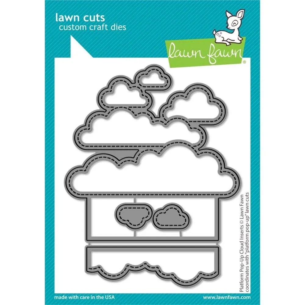 Lawn Fawn -platform pop-up cloud inserts - Lawn Cuts - Dies