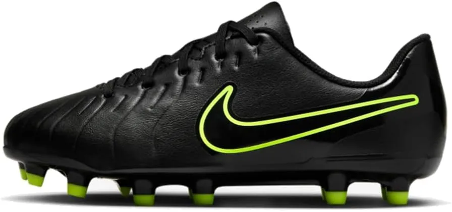 Nike Jr. Tiempo Legend 10 Club Black/Chrome-Hyper Royal 5