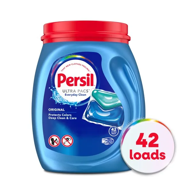 Persil Ultra Pacs Everyday Clean Laundry Detergent Original
