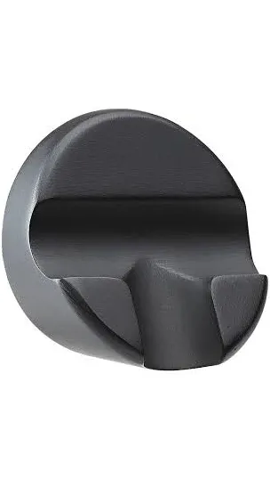Zone Denmark Effortless Elegance Glass Wiper with Magnetic Holder for Stylish and Convenient Bathroom Maintenance Black, 6.7"x 8.3"inches